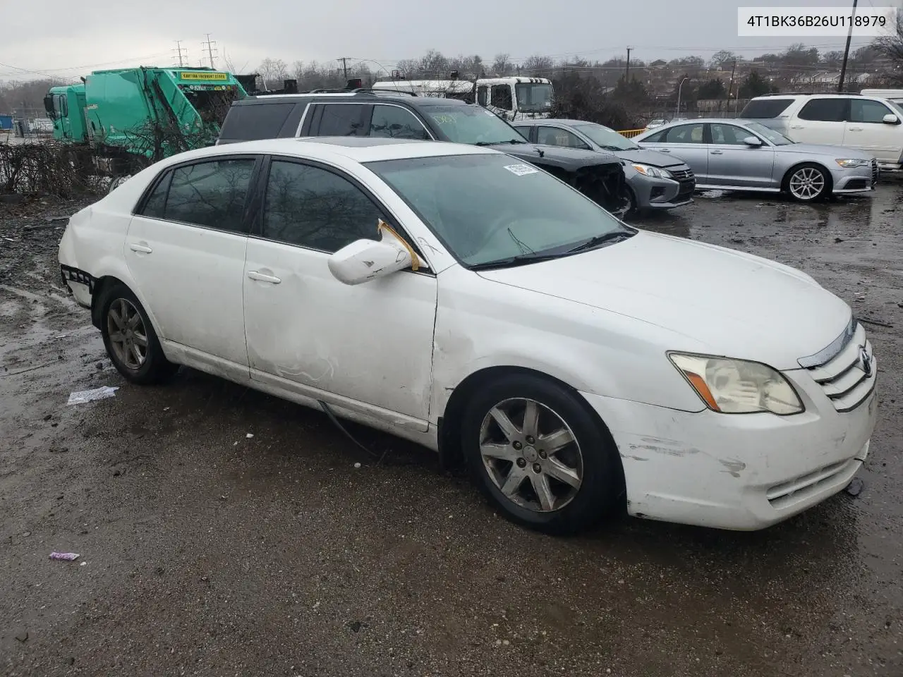 2006 Toyota Avalon Xl VIN: 4T1BK36B26U118979 Lot: 47399195