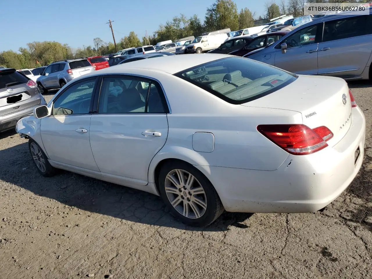 2006 Toyota Avalon Xl VIN: 4T1BK36B56U062780 Lot: 53392415