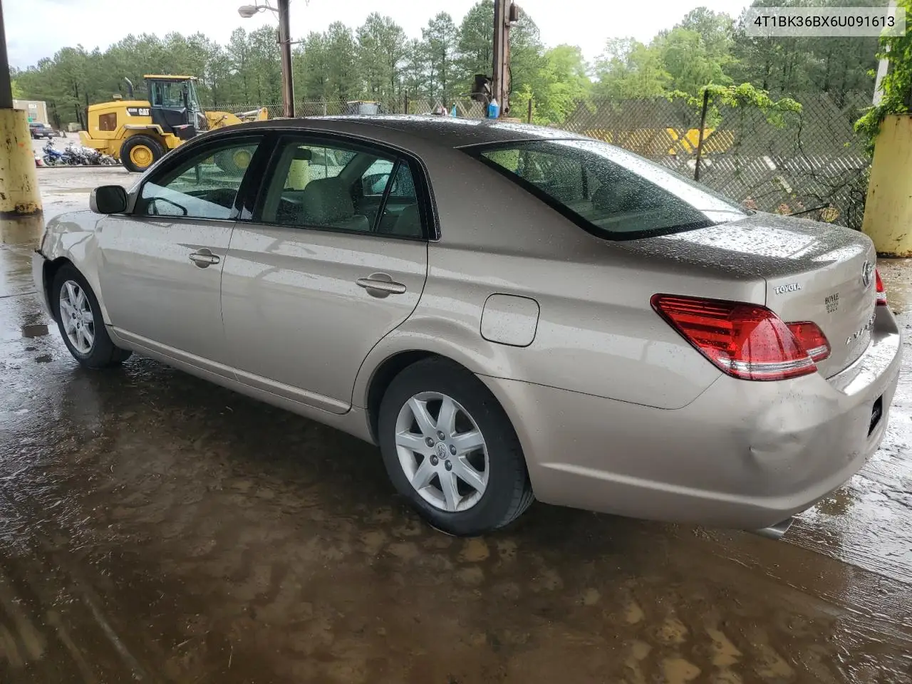2006 Toyota Avalon Xl VIN: 4T1BK36BX6U091613 Lot: 56577405