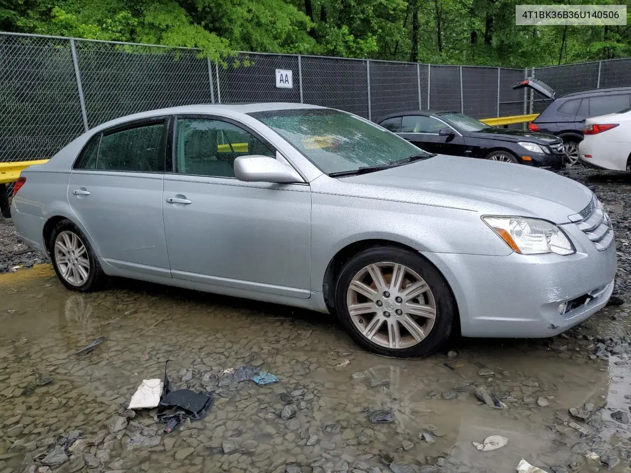 2006 Toyota Avalon Xl VIN: 4T1BK36B36U140506 Lot: 56858835
