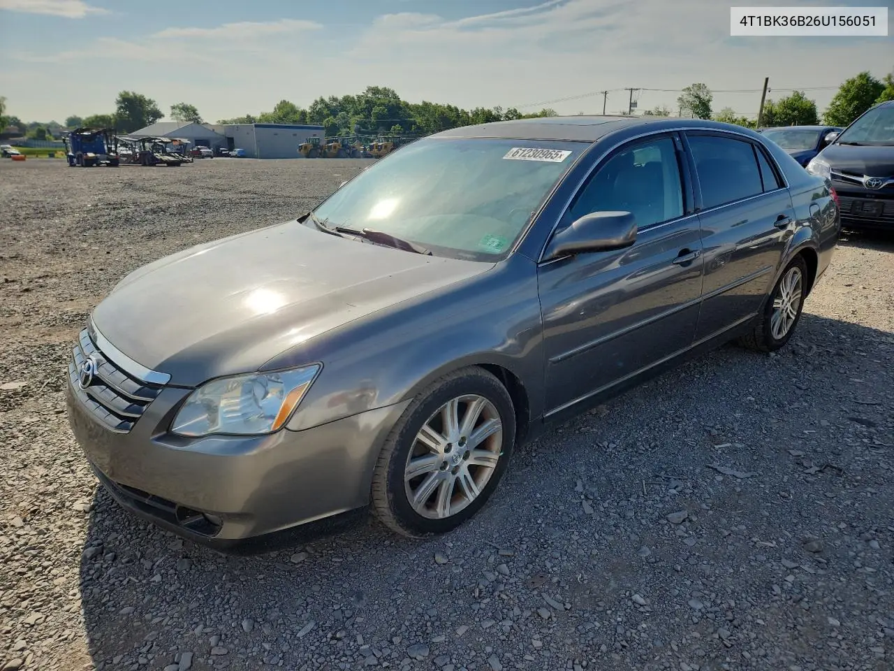 2006 Toyota Avalon Xl VIN: 4T1BK36B26U156051 Lot: 61230965