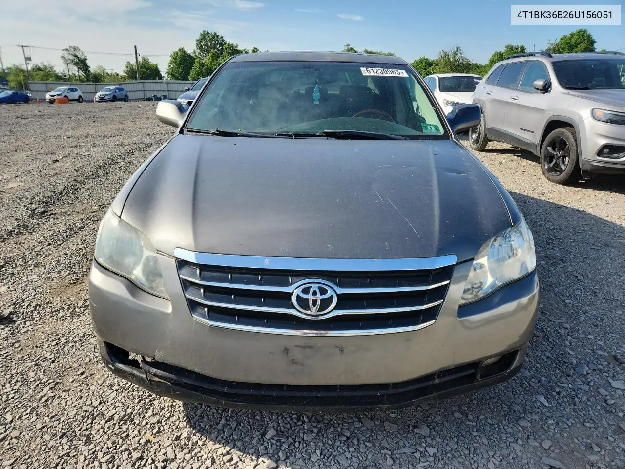 2006 Toyota Avalon Xl VIN: 4T1BK36B26U156051 Lot: 61230965
