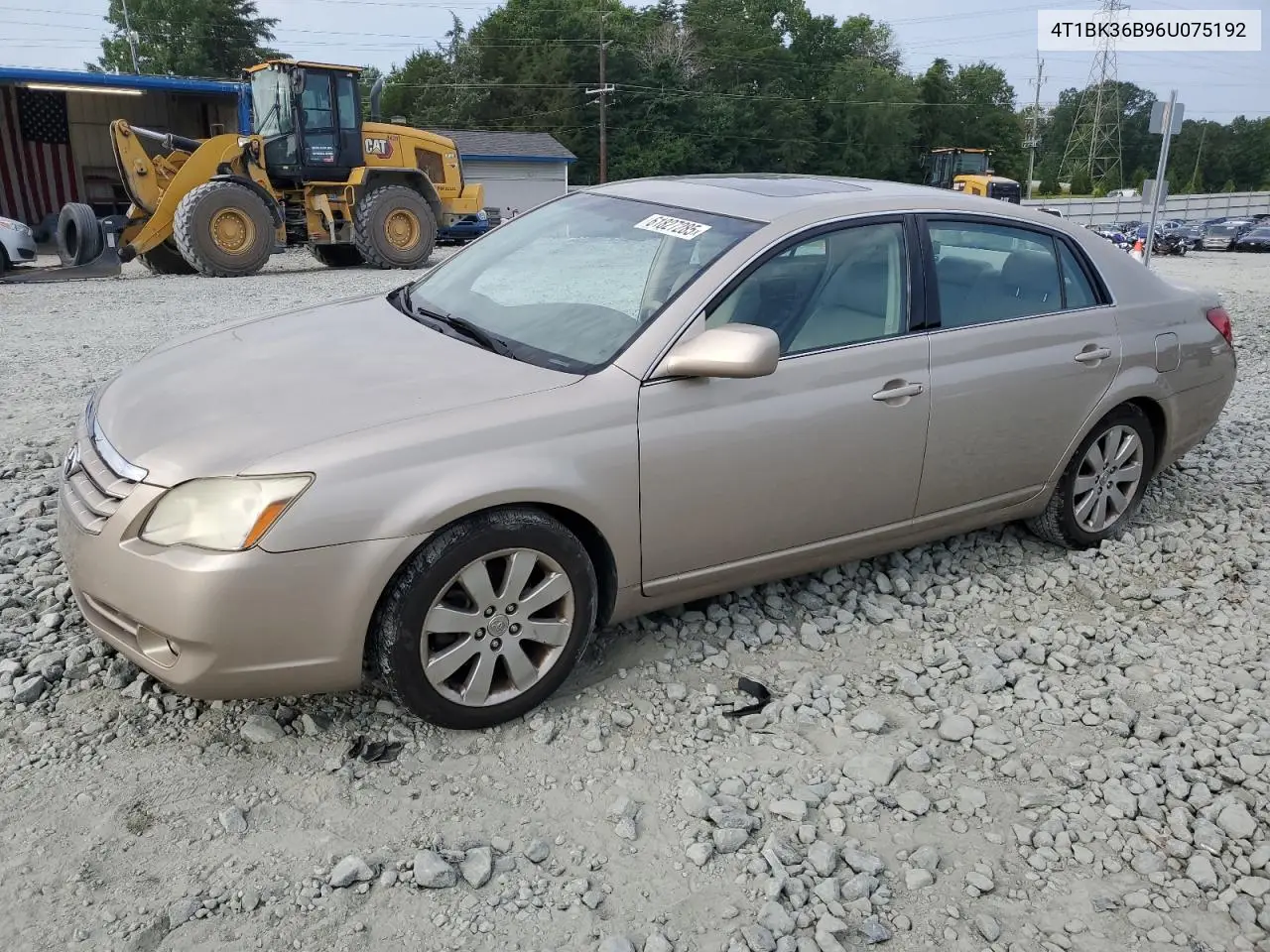 2006 Toyota Avalon Xl VIN: 4T1BK36B96U075192 Lot: 61827285