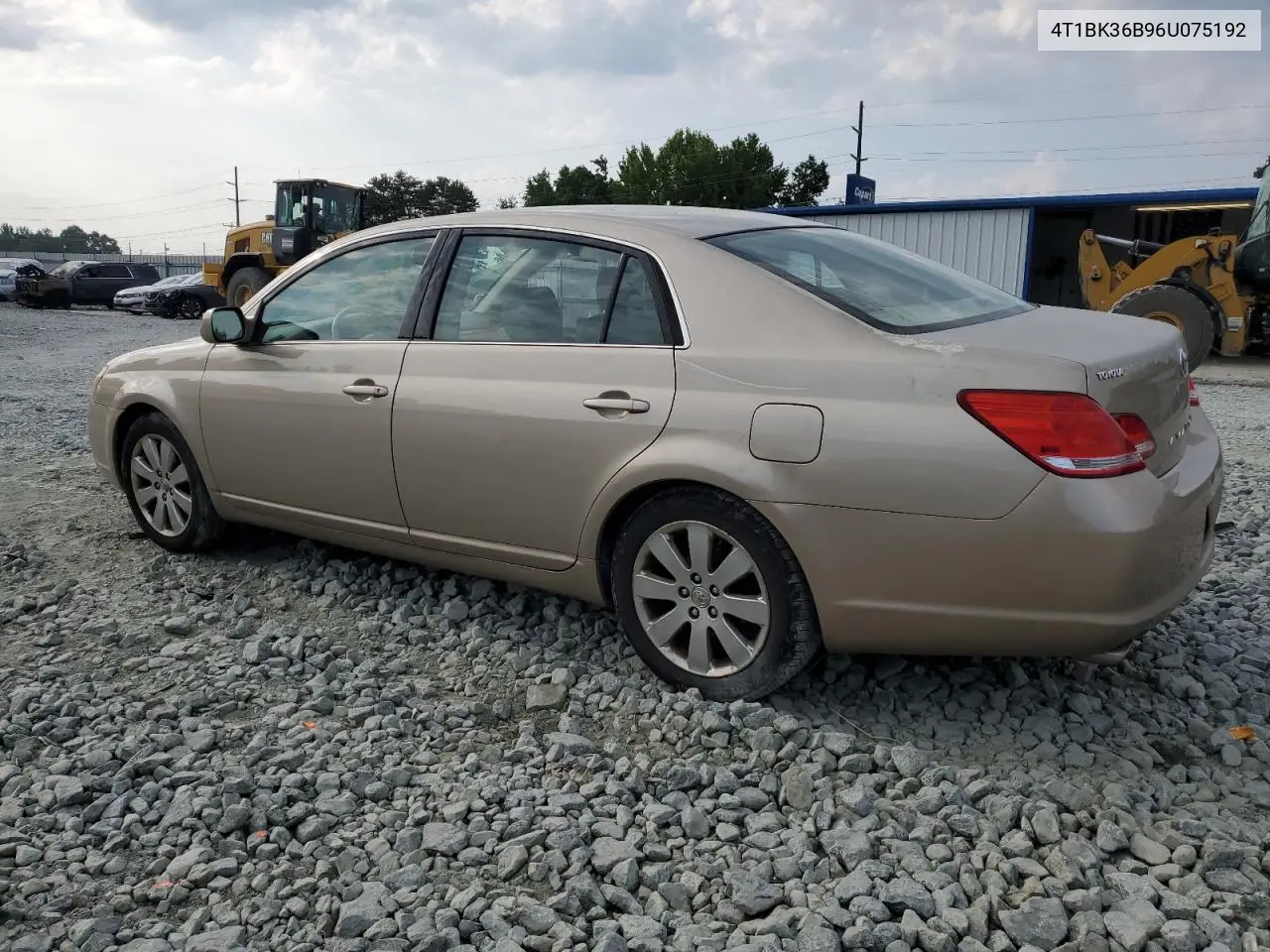 2006 Toyota Avalon Xl VIN: 4T1BK36B96U075192 Lot: 61827285