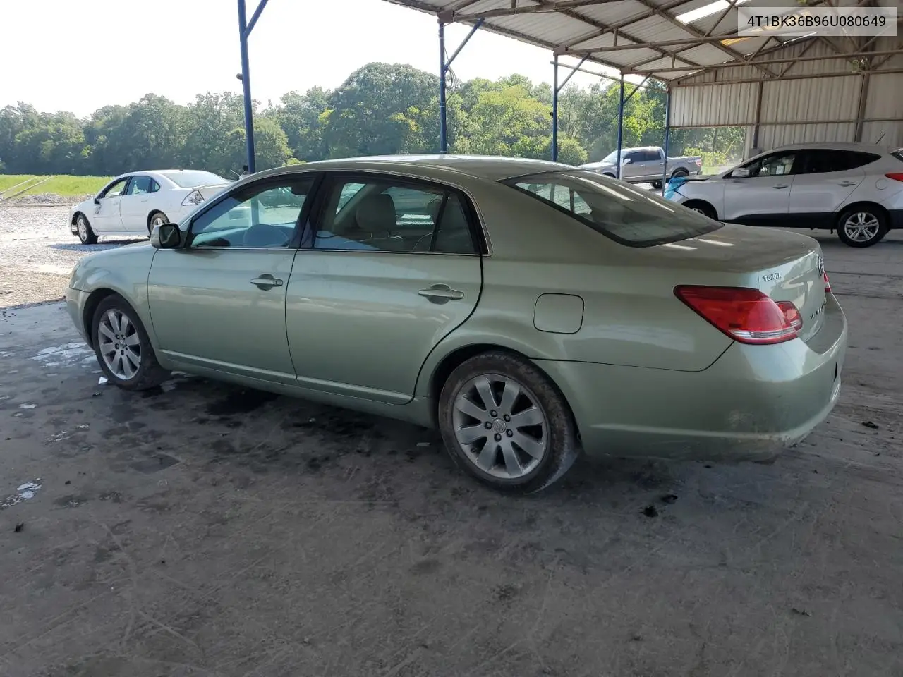 2006 Toyota Avalon Xl VIN: 4T1BK36B96U080649 Lot: 62027595