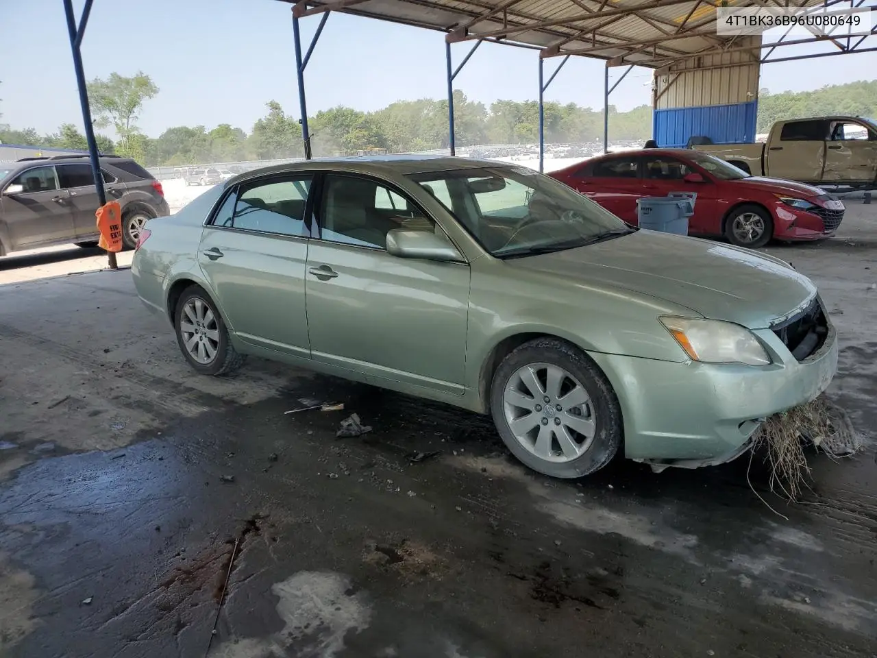 2006 Toyota Avalon Xl VIN: 4T1BK36B96U080649 Lot: 62027595