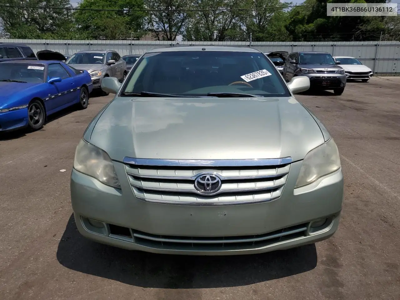 2006 Toyota Avalon Xl VIN: 4T1BK36B66U136112 Lot: 62367835