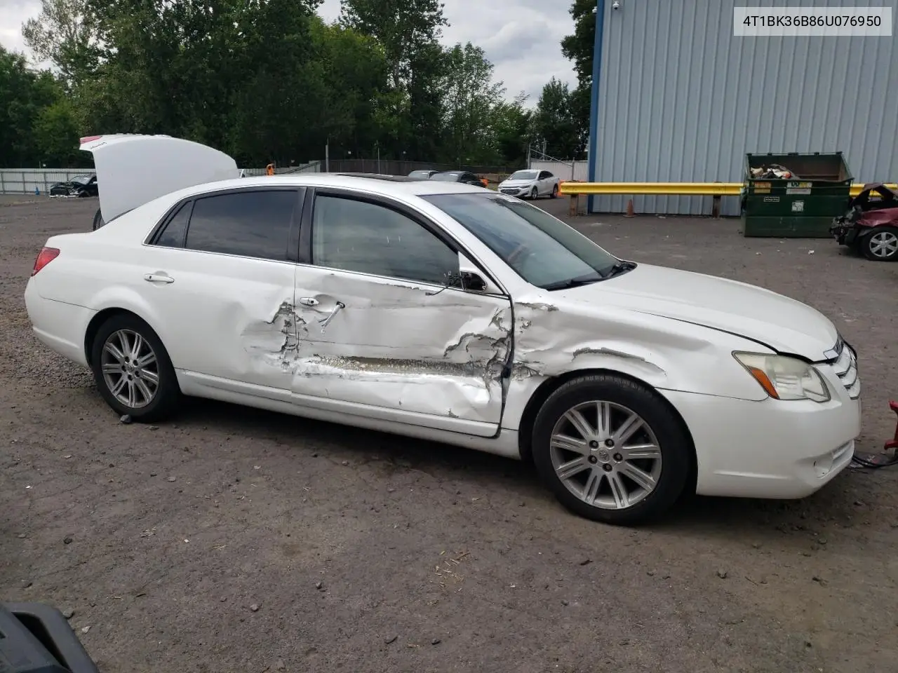 2006 Toyota Avalon Xl VIN: 4T1BK36B86U076950 Lot: 62779465