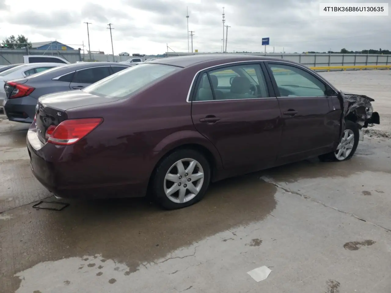 2006 Toyota Avalon Xl VIN: 4T1BK36B86U130635 Lot: 62841045