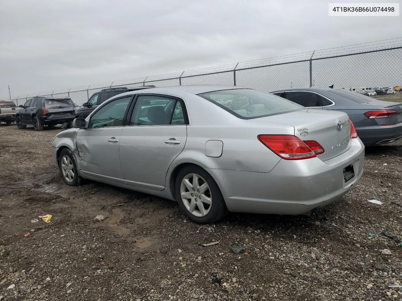 2006 Toyota Avalon Xl VIN: 4T1BK36B66U074498 Lot: 89202995