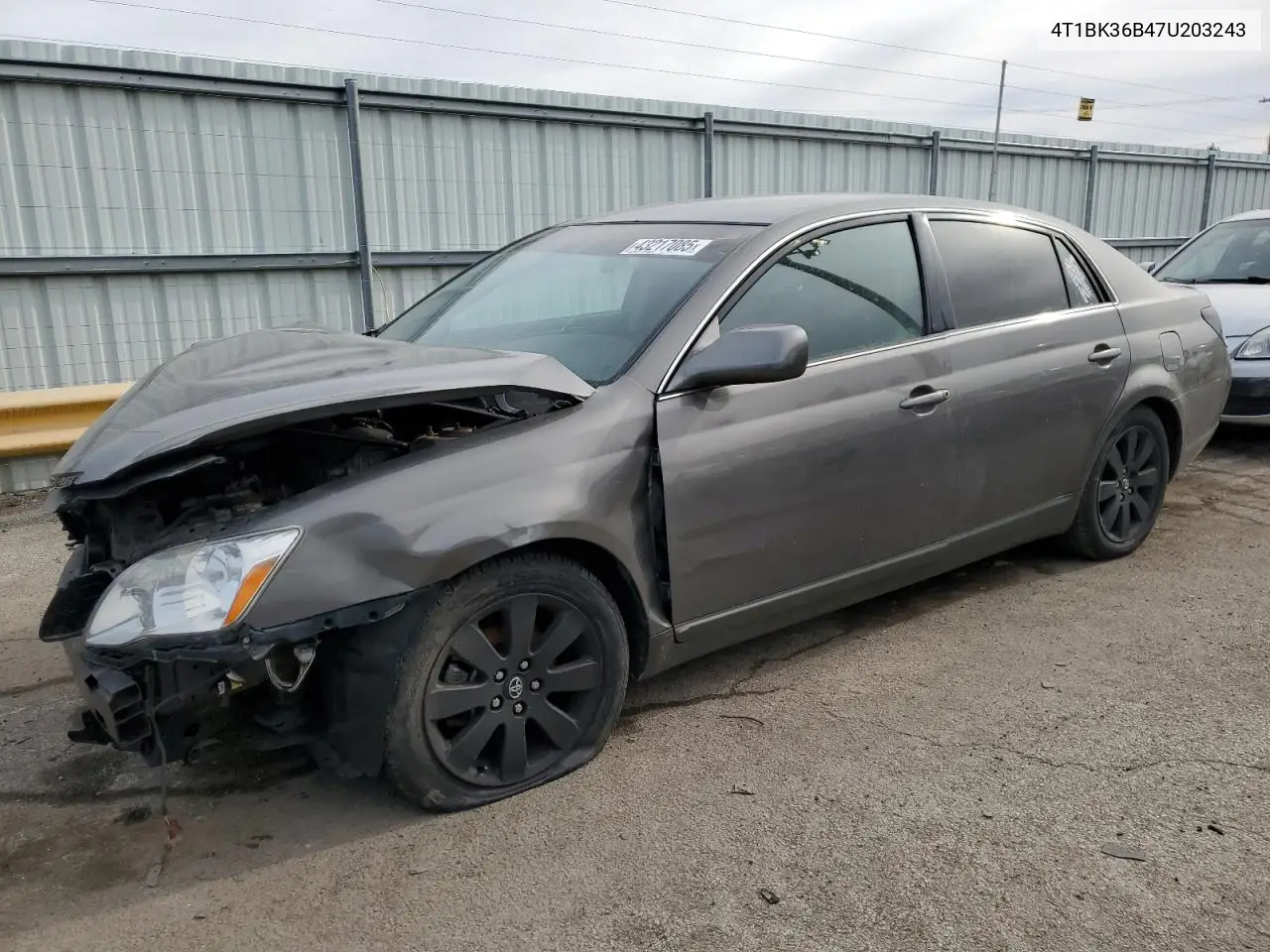 2007 Toyota Avalon Xl VIN: 4T1BK36B47U203243 Lot: 43217085