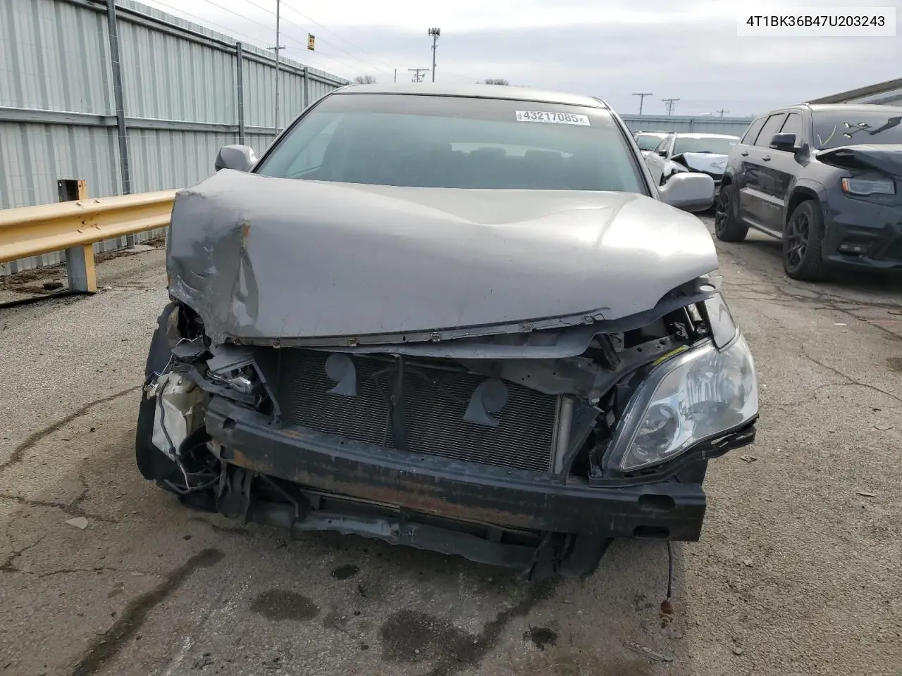 2007 Toyota Avalon Xl VIN: 4T1BK36B47U203243 Lot: 43217085