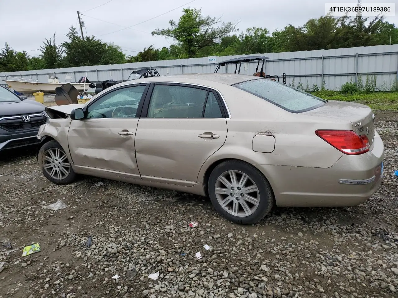 2007 Toyota Avalon Xl VIN: 4T1BK36B97U189386 Lot: 55917365