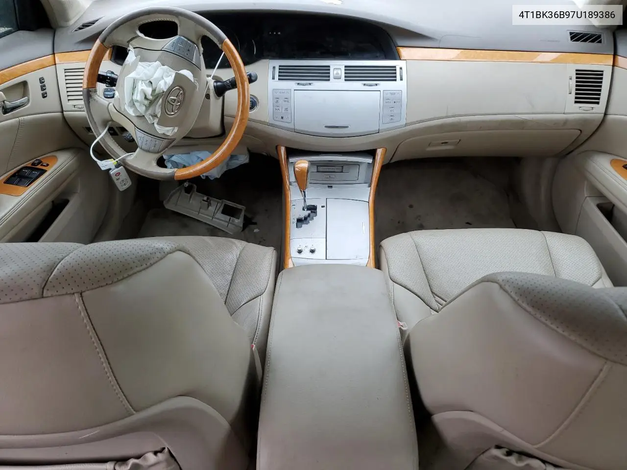 2007 Toyota Avalon Xl VIN: 4T1BK36B97U189386 Lot: 55917365