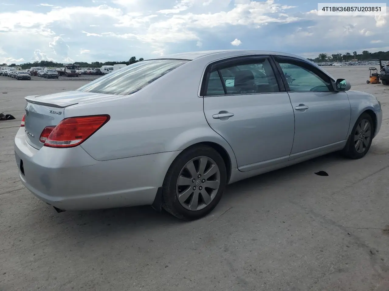 2007 Toyota Avalon Xl VIN: 4T1BK36B57U203851 Lot: 56130375