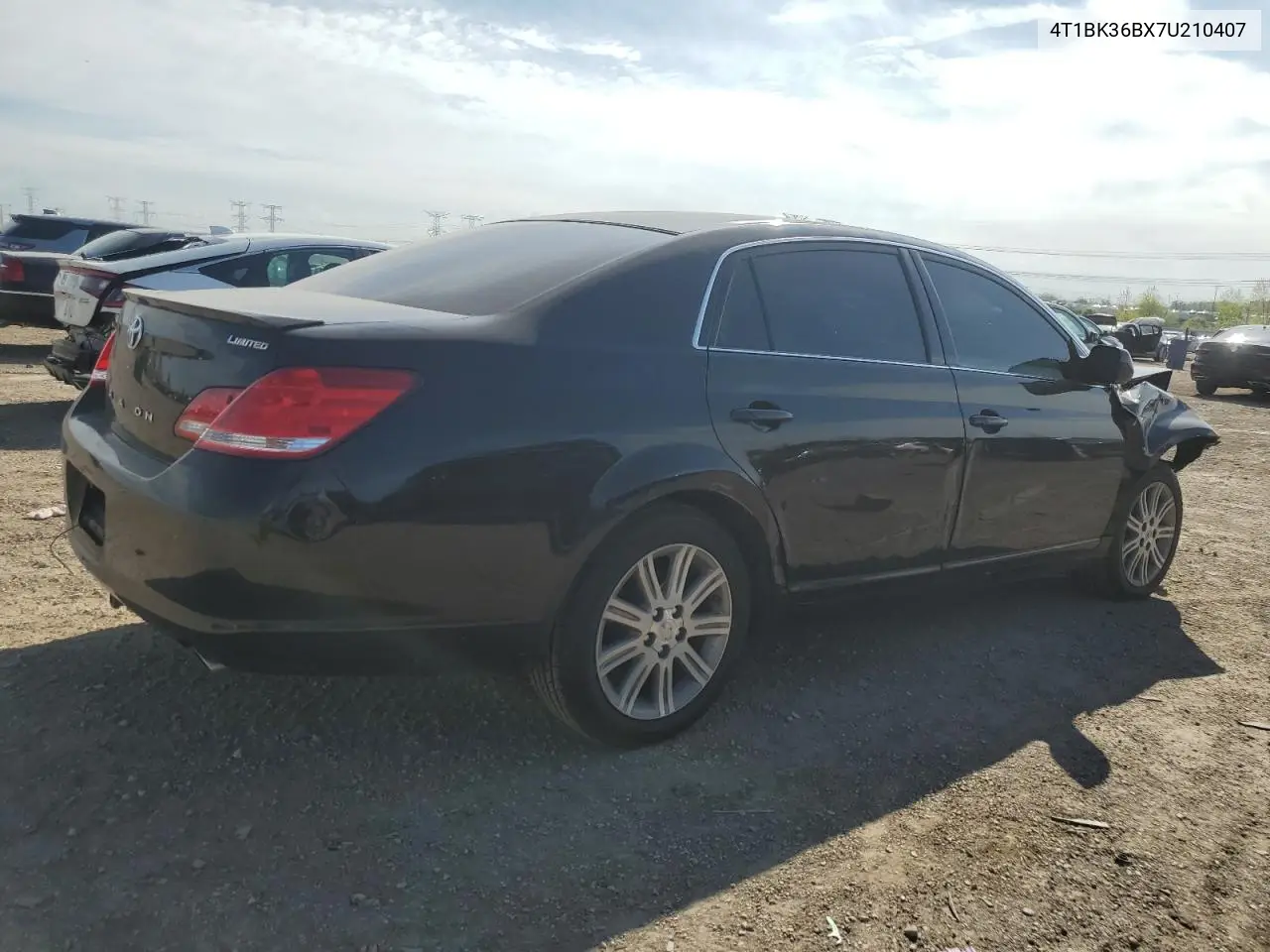 2007 Toyota Avalon Xl VIN: 4T1BK36BX7U210407 Lot: 56190735