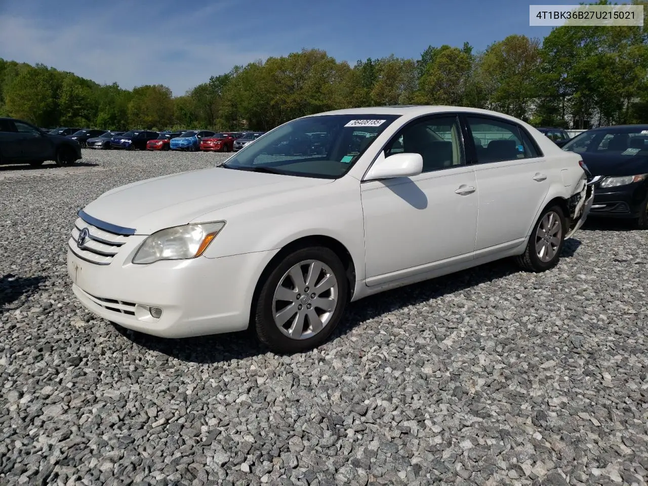 2007 Toyota Avalon Xl VIN: 4T1BK36B27U215021 Lot: 56408185