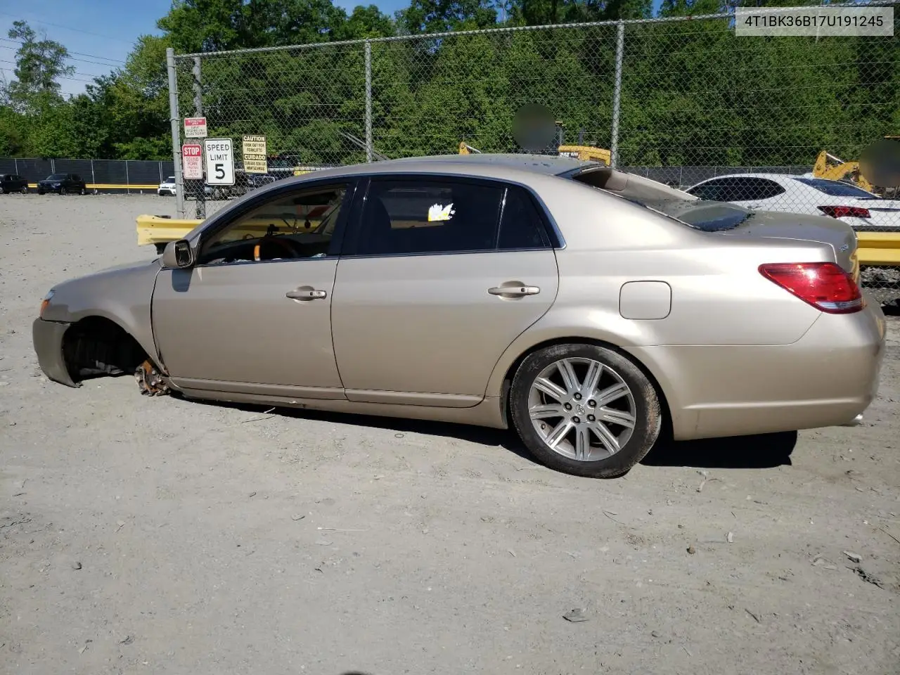 2007 Toyota Avalon Xl VIN: 4T1BK36B17U191245 Lot: 56665425