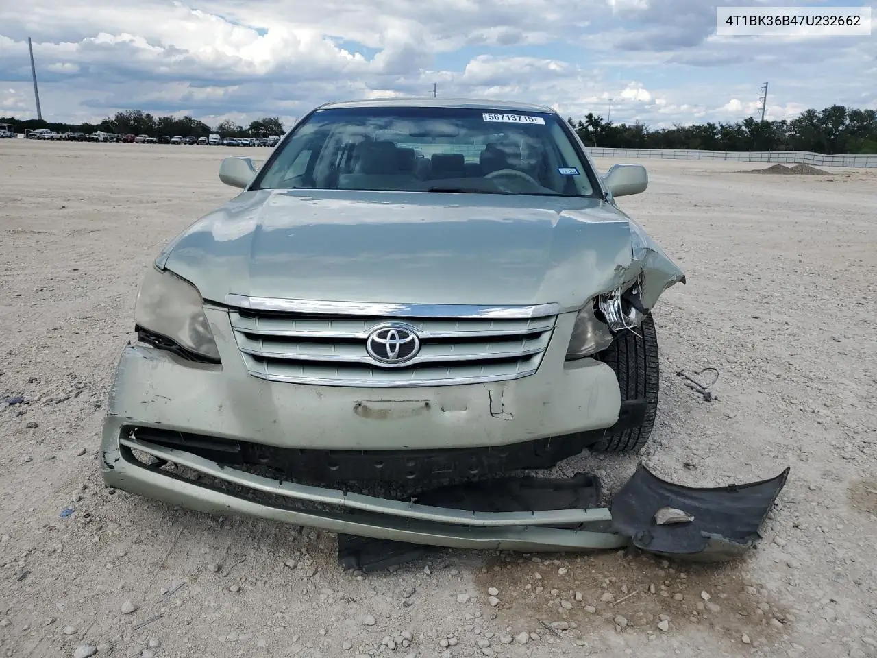 2007 Toyota Avalon Xl VIN: 4T1BK36B47U232662 Lot: 56713715