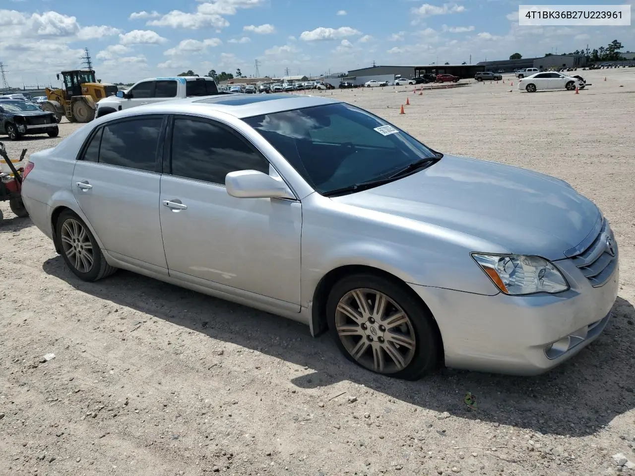 2007 Toyota Avalon Xl VIN: 4T1BK36B27U223961 Lot: 56730025