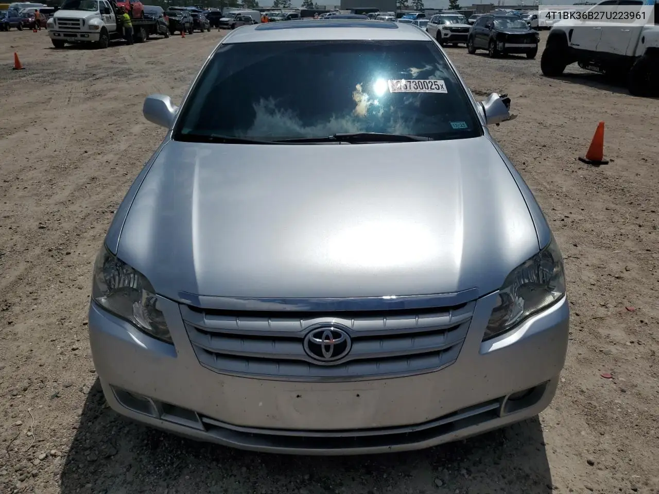 2007 Toyota Avalon Xl VIN: 4T1BK36B27U223961 Lot: 56730025