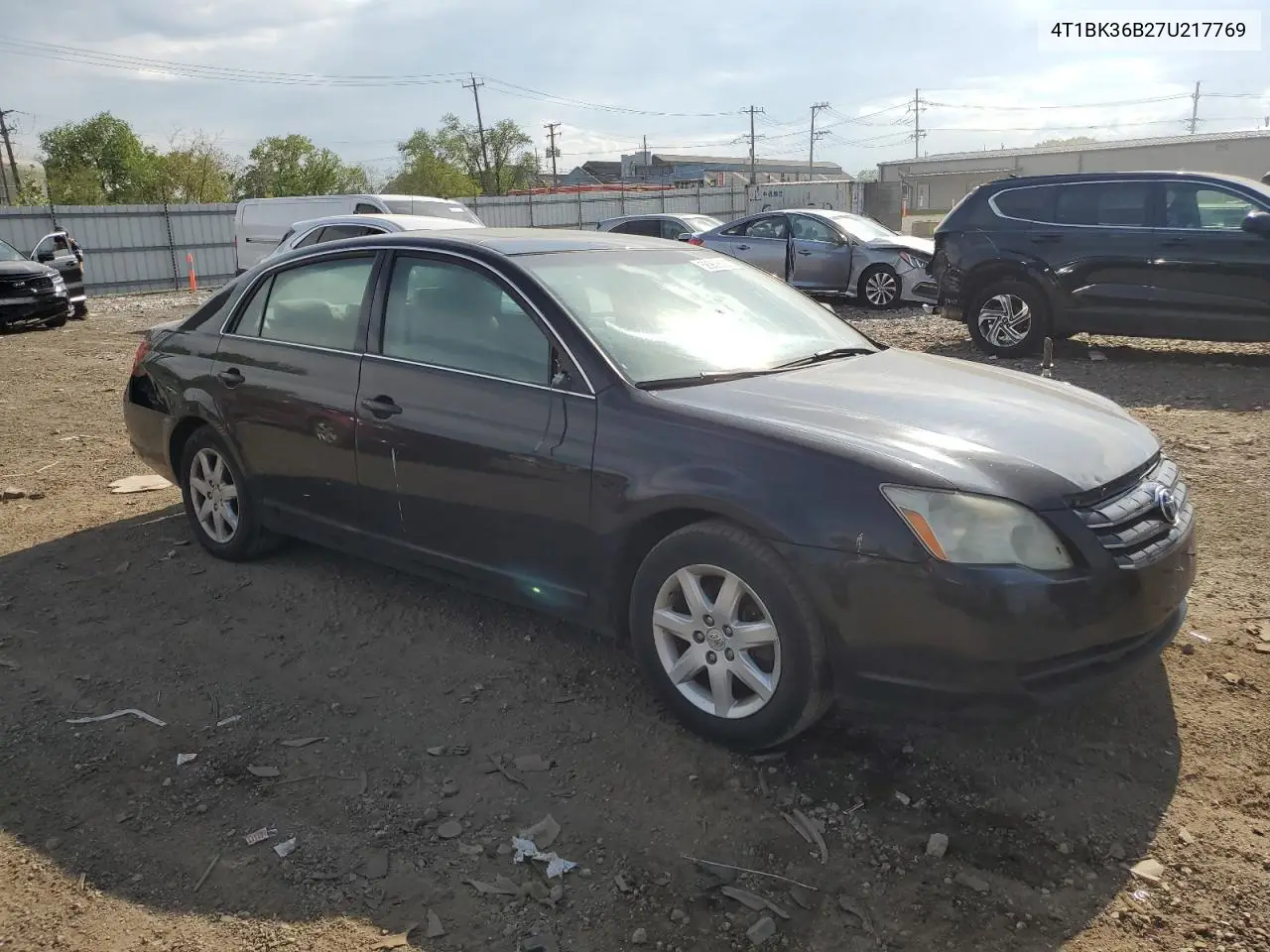 2007 Toyota Avalon Xl VIN: 4T1BK36B27U217769 Lot: 56982625