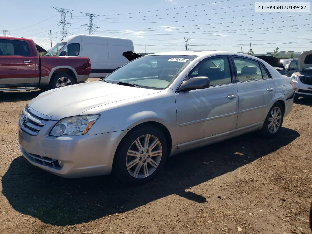 2007 Toyota Avalon Xl VIN: 4T1BK36B17U189432 Lot: 61295495