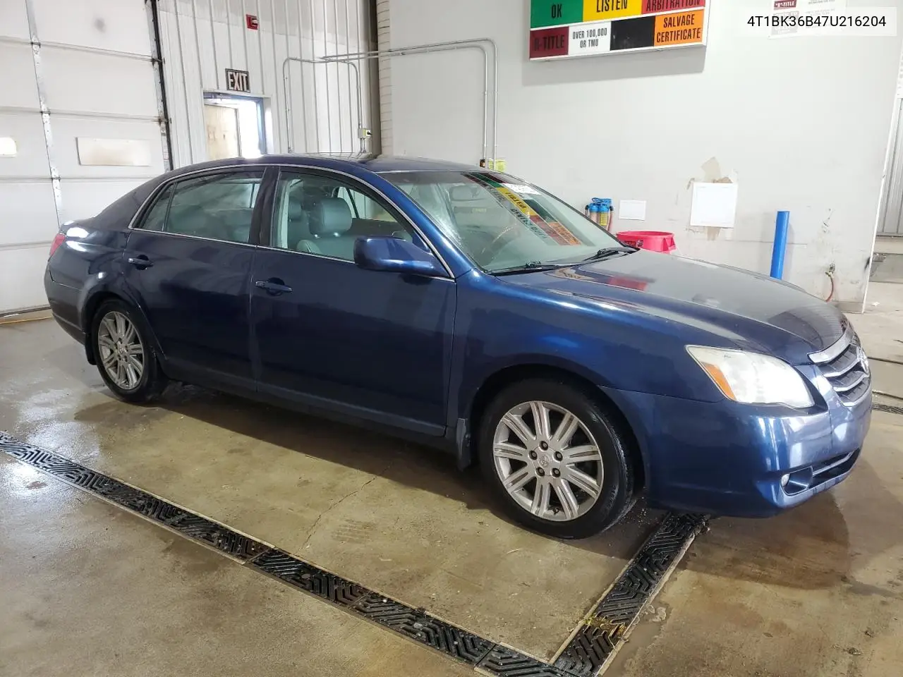 2007 Toyota Avalon Xl VIN: 4T1BK36B47U216204 Lot: 61409765