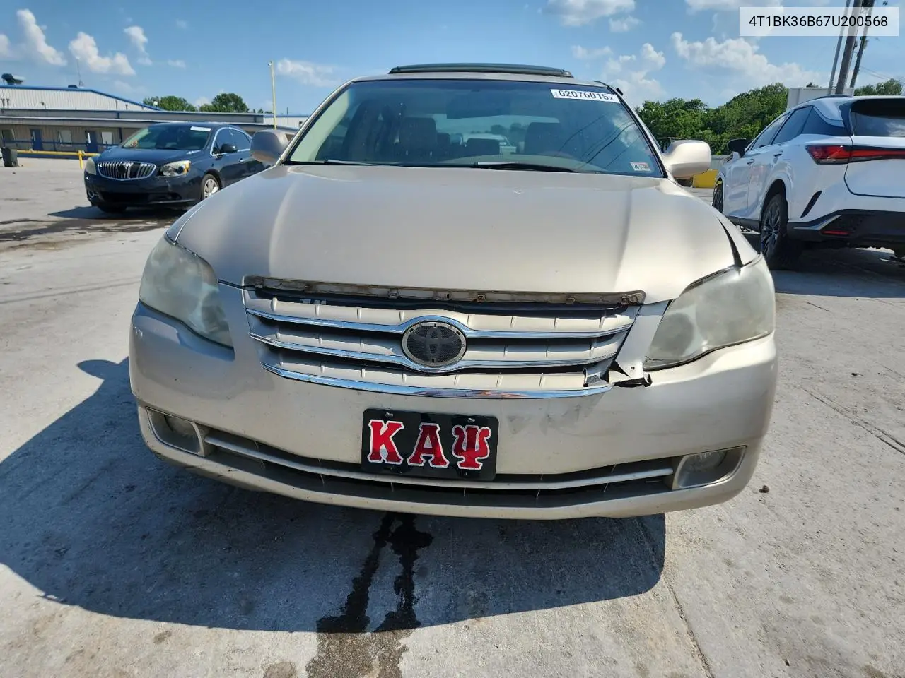 2007 Toyota Avalon Xl VIN: 4T1BK36B67U200568 Lot: 62076015