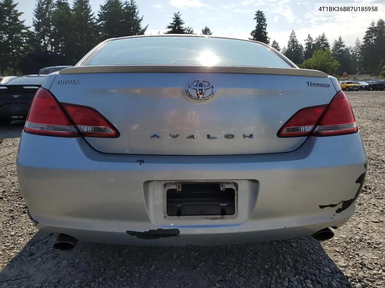 2007 Toyota Avalon Xl VIN: 4T1BK36B87U185958 Lot: 62090915