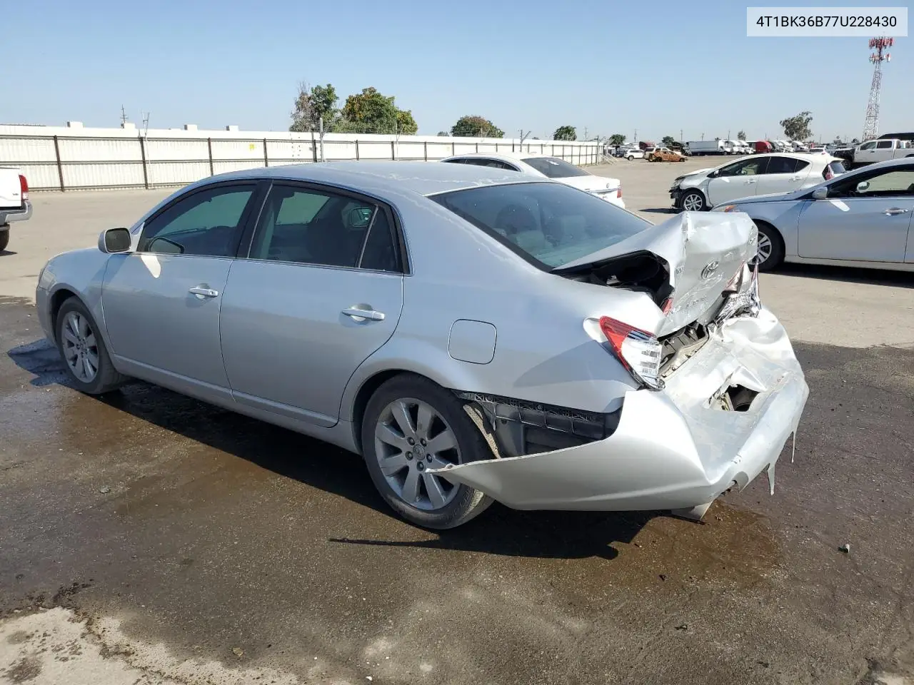 2007 Toyota Avalon Xl VIN: 4T1BK36B77U228430 Lot: 62363365