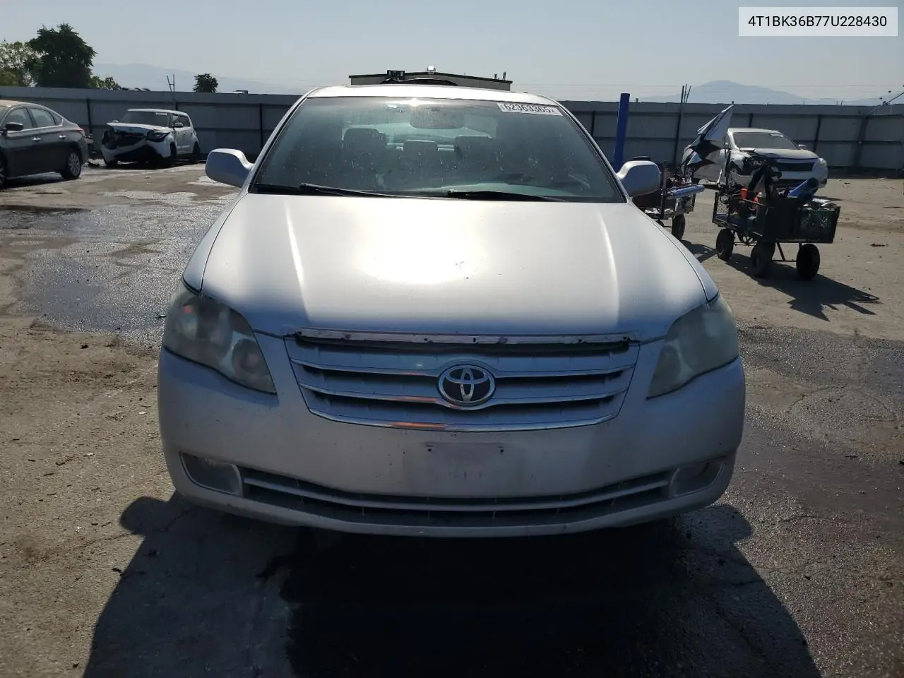 2007 Toyota Avalon Xl VIN: 4T1BK36B77U228430 Lot: 62363365