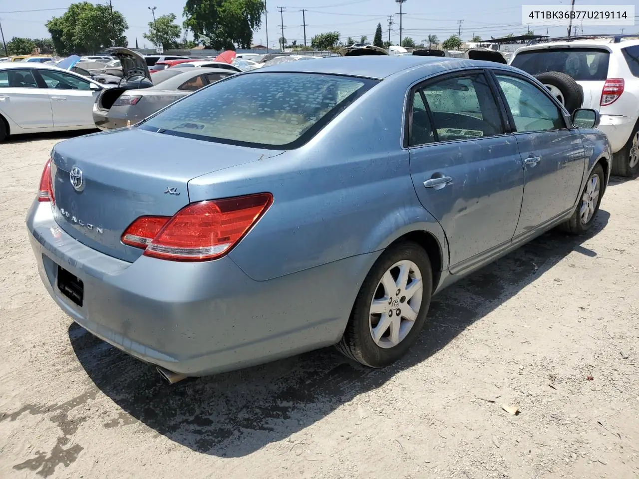 2007 Toyota Avalon Xl VIN: 4T1BK36B77U219114 Lot: 62427605