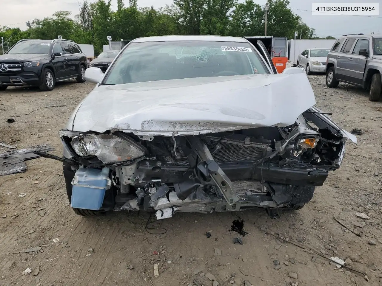 2008 Toyota Avalon Xl VIN: 4T1BK36B38U315954 Lot: 56835625