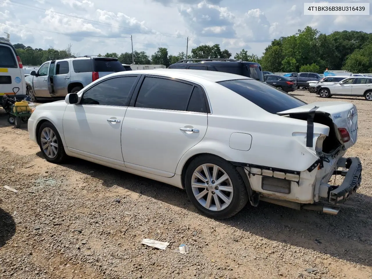 2008 Toyota Avalon Xl VIN: 4T1BK36B38U316439 Lot: 62407775