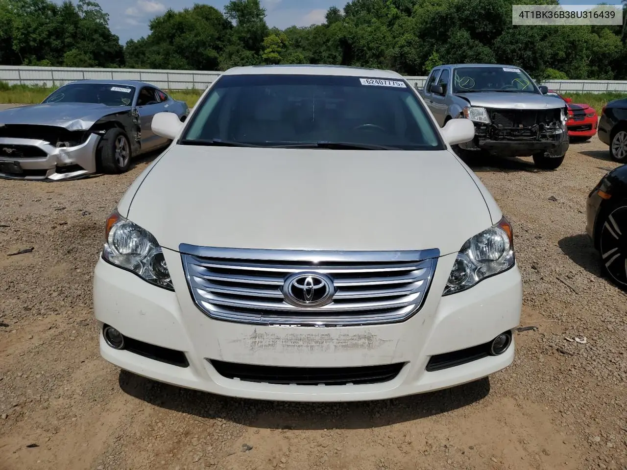2008 Toyota Avalon Xl VIN: 4T1BK36B38U316439 Lot: 62407775