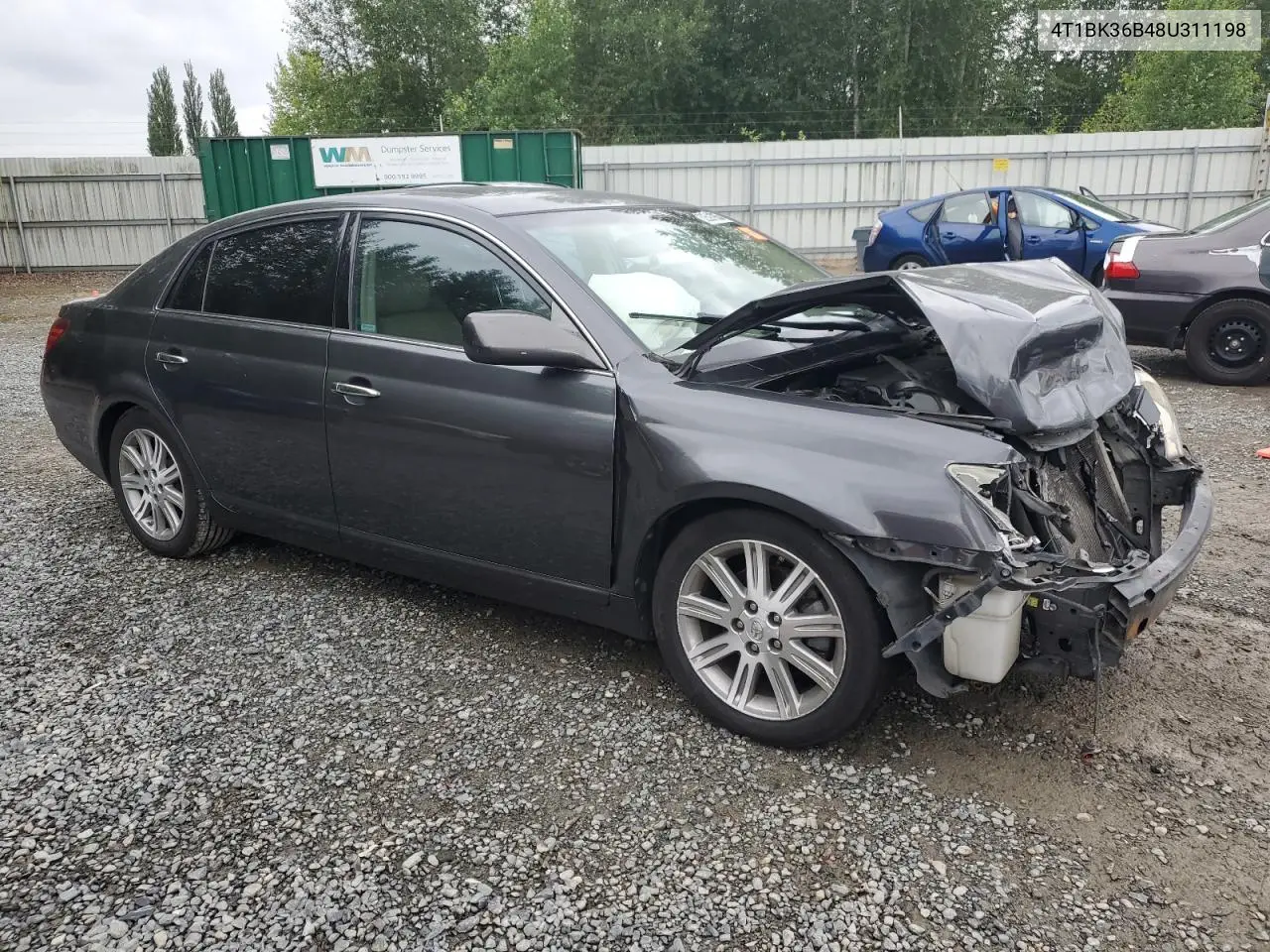 2008 Toyota Avalon Xl VIN: 4T1BK36B48U311198 Lot: 62591935