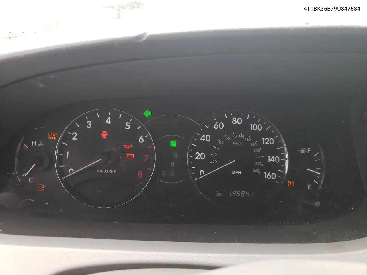 2009 Toyota Avalon Xl VIN: 4T1BK36B79U347534 Lot: 62326495