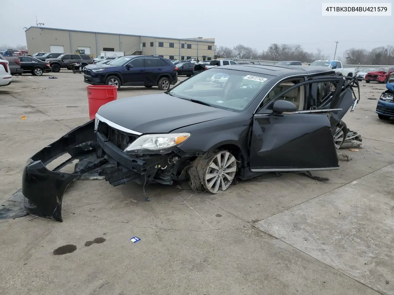 2011 Toyota Avalon Base VIN: 4T1BK3DB4BU421579 Lot: 43972745