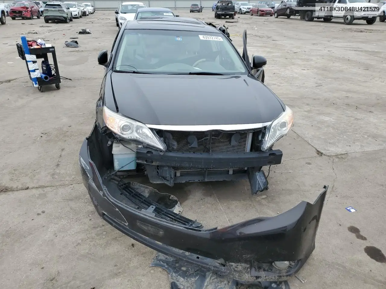 2011 Toyota Avalon Base VIN: 4T1BK3DB4BU421579 Lot: 43972745