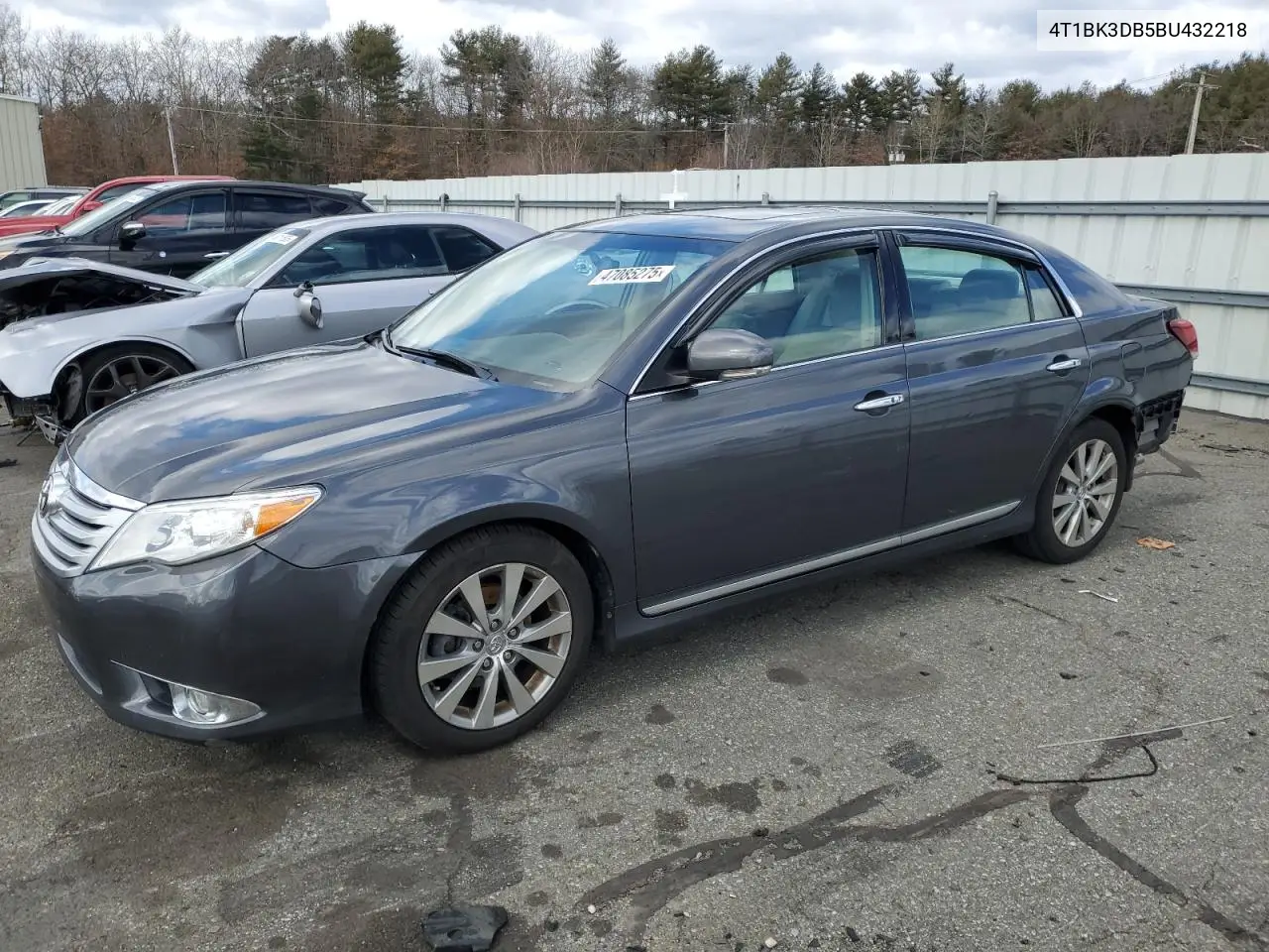2011 Toyota Avalon Base VIN: 4T1BK3DB5BU432218 Lot: 47085275