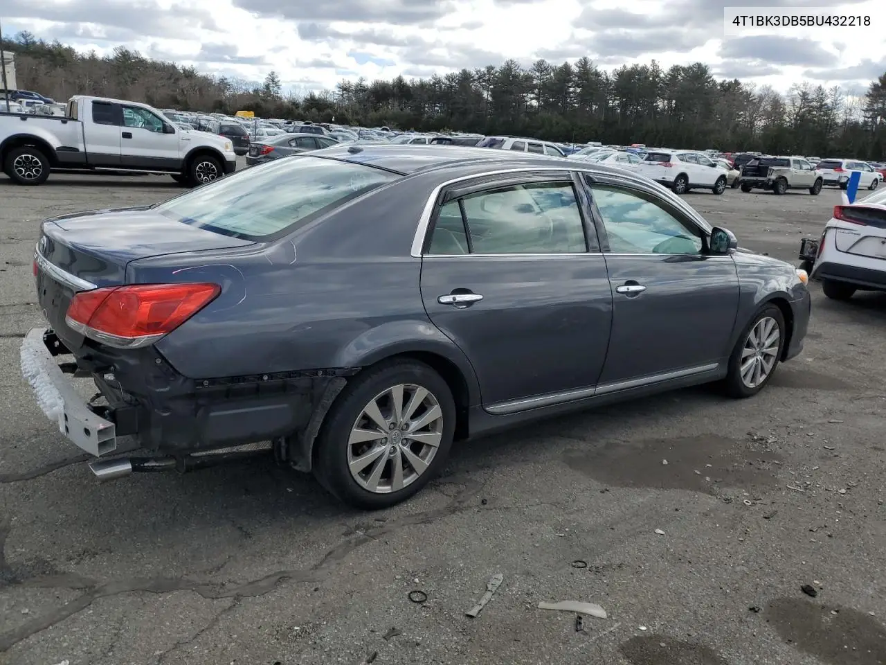 2011 Toyota Avalon Base VIN: 4T1BK3DB5BU432218 Lot: 47085275