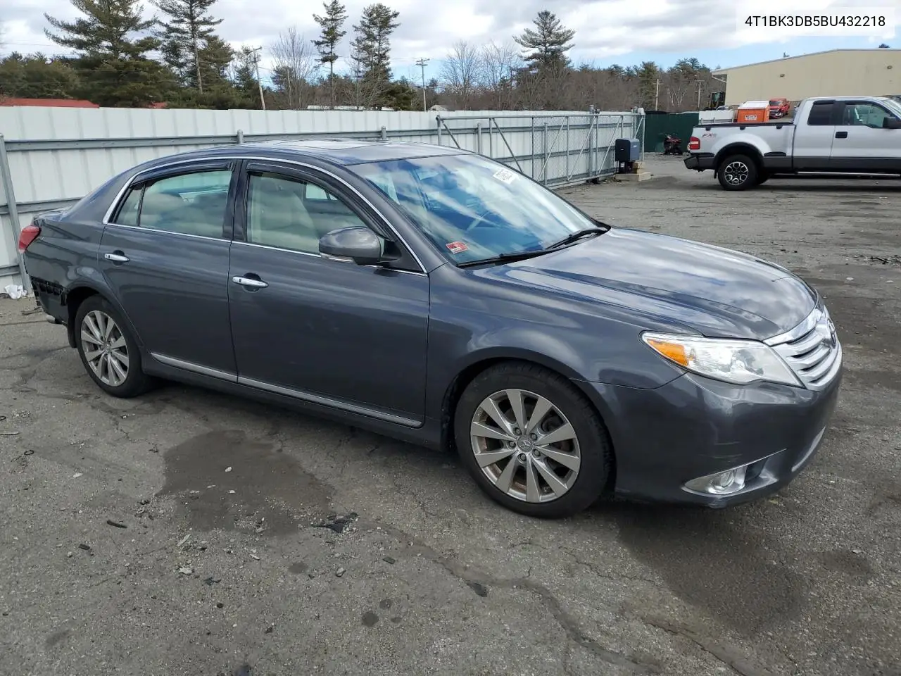 2011 Toyota Avalon Base VIN: 4T1BK3DB5BU432218 Lot: 47085275