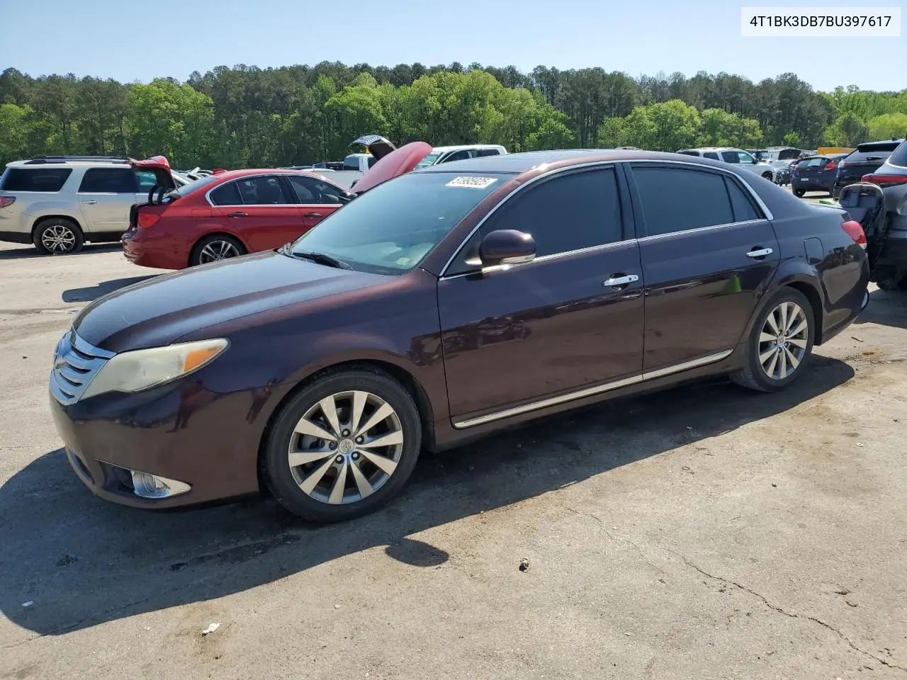 2011 Toyota Avalon Base VIN: 4T1BK3DB7BU397617 Lot: 51995925