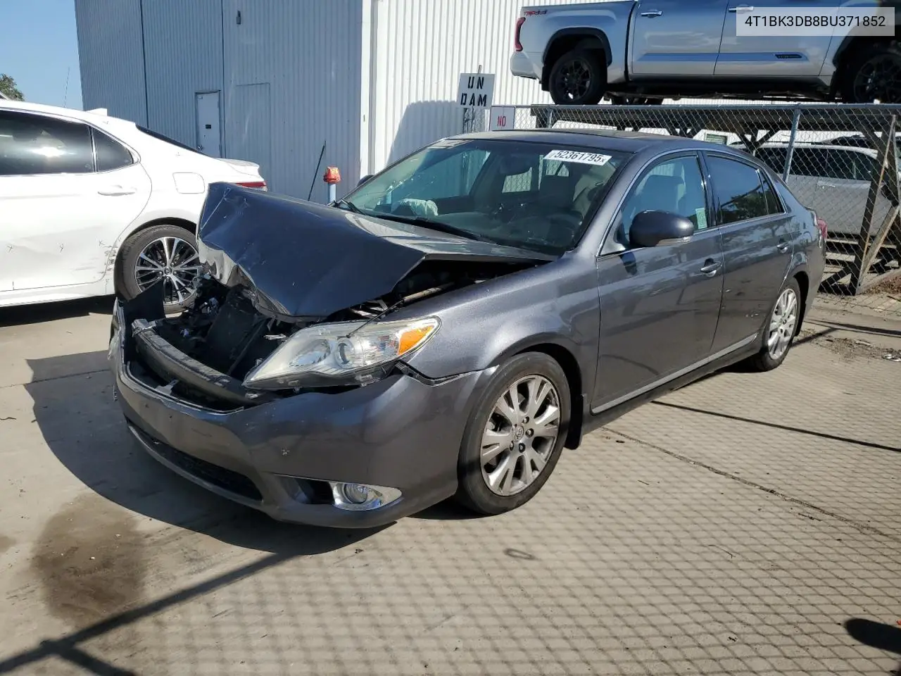 2011 Toyota Avalon Base VIN: 4T1BK3DB8BU371852 Lot: 52361795