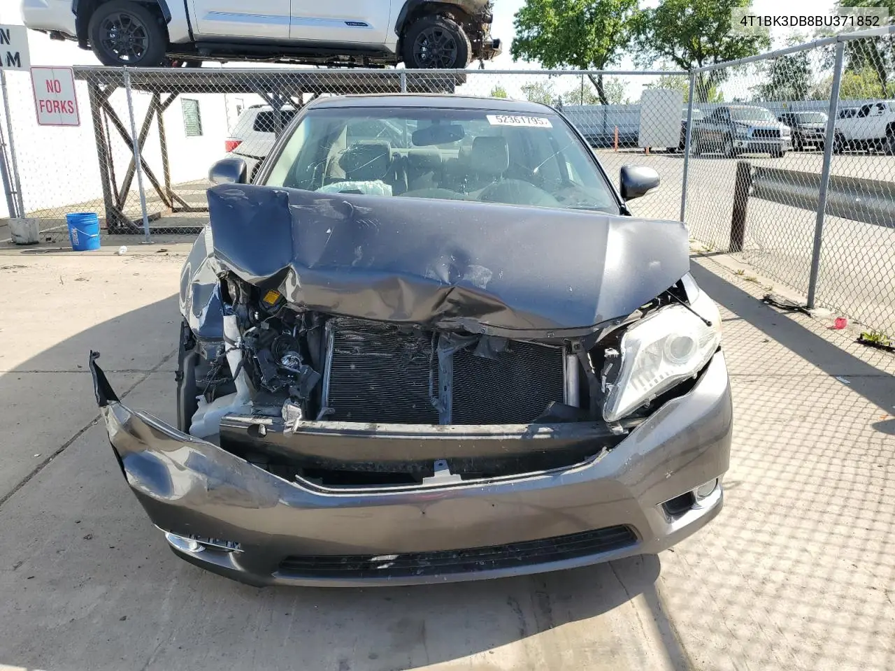 2011 Toyota Avalon Base VIN: 4T1BK3DB8BU371852 Lot: 52361795