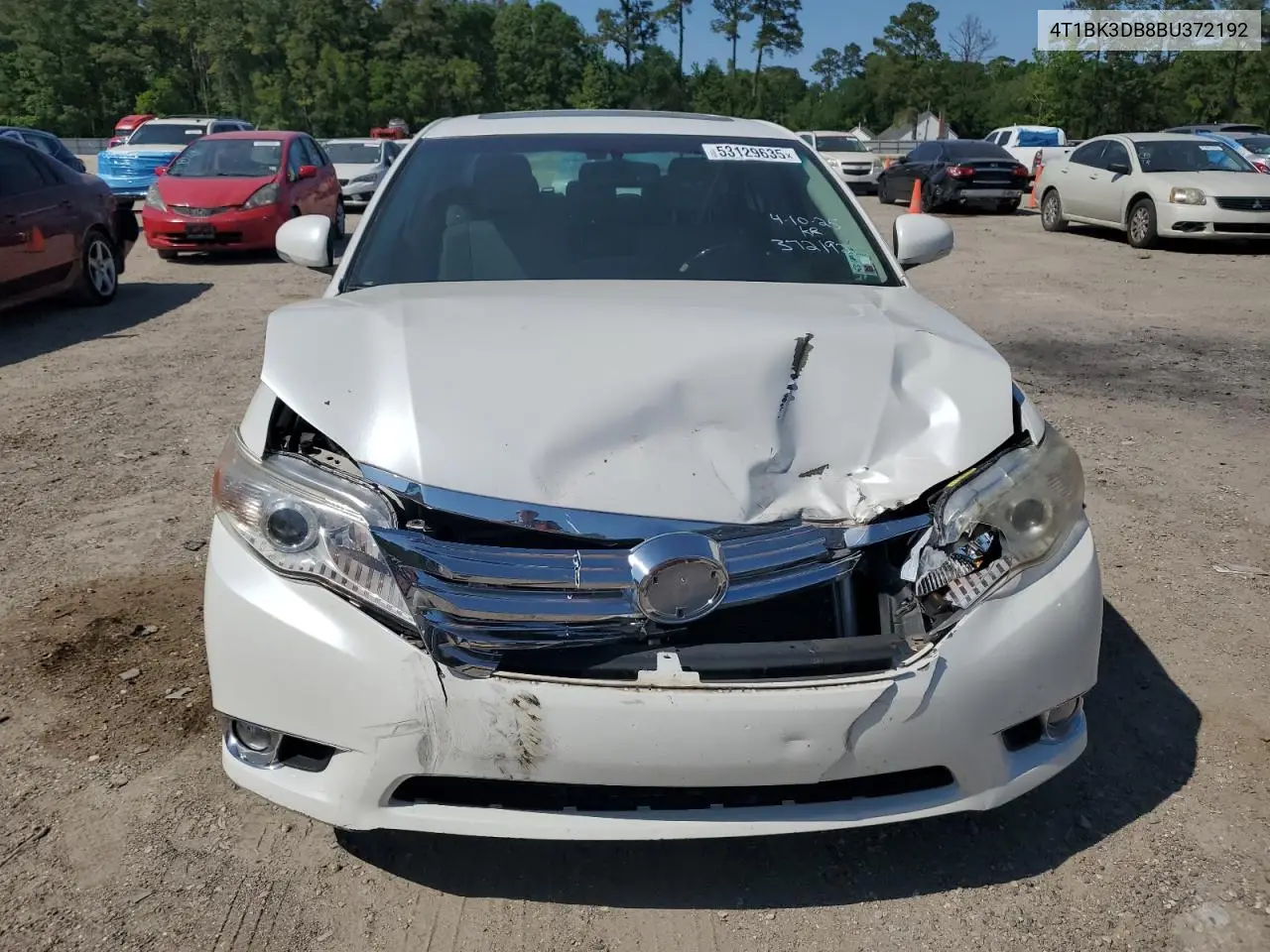 2011 Toyota Avalon Base VIN: 4T1BK3DB8BU372192 Lot: 53129635