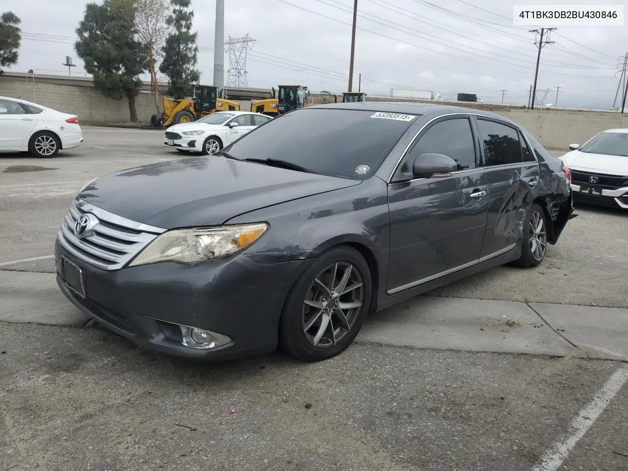 2011 Toyota Avalon Base VIN: 4T1BK3DB2BU430846 Lot: 53393515