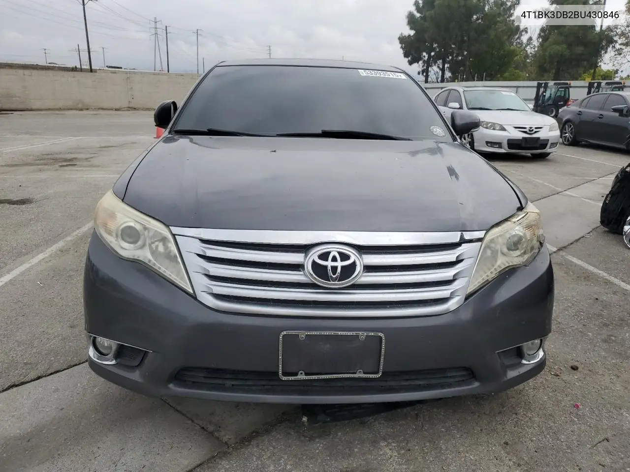 2011 Toyota Avalon Base VIN: 4T1BK3DB2BU430846 Lot: 53393515