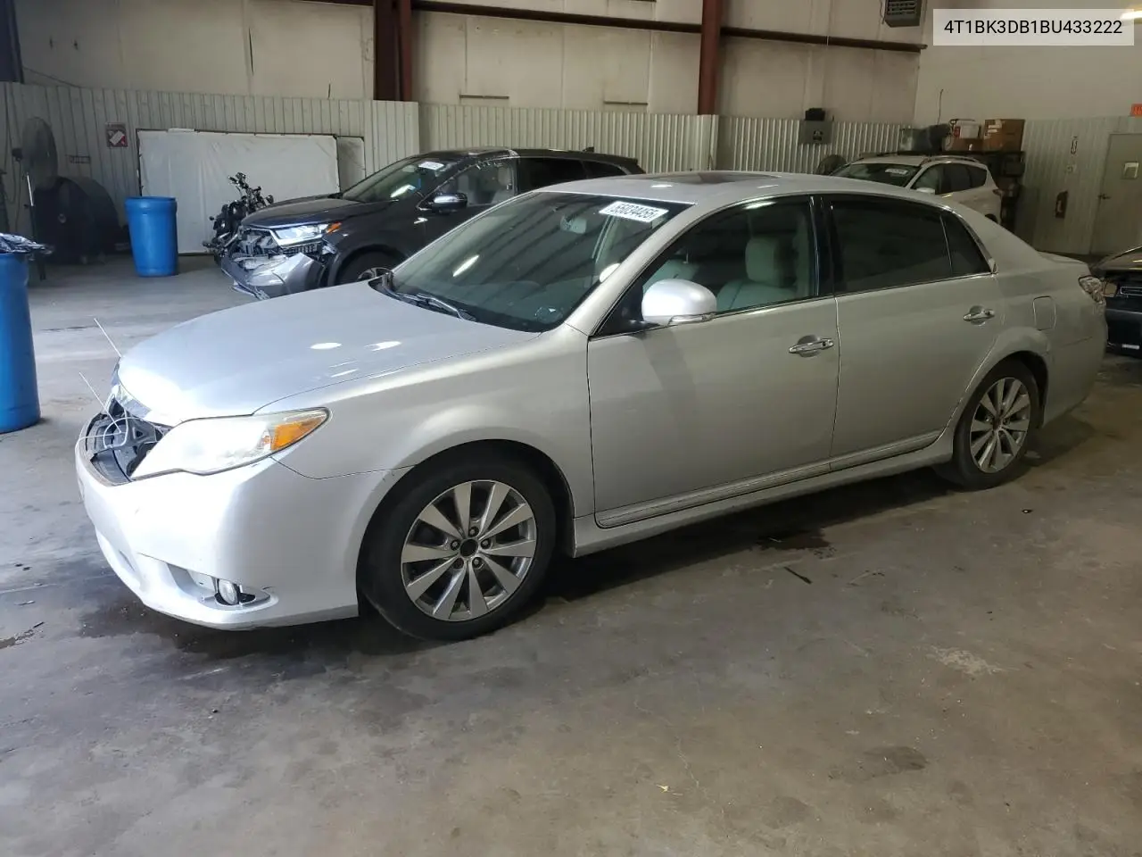 2011 Toyota Avalon Base VIN: 4T1BK3DB1BU433222 Lot: 55034455